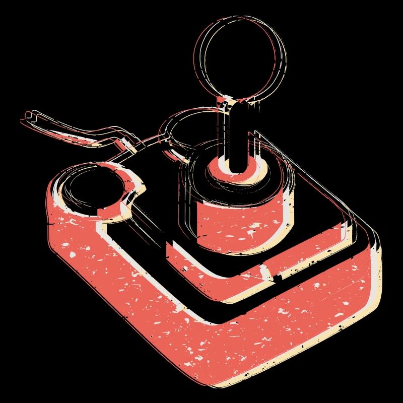 Joystick Spieler Spiel Controller retro Gaming 2