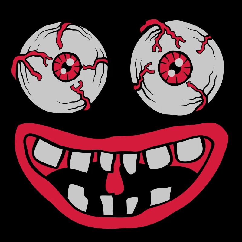 Böses Monster Horror Gesicht