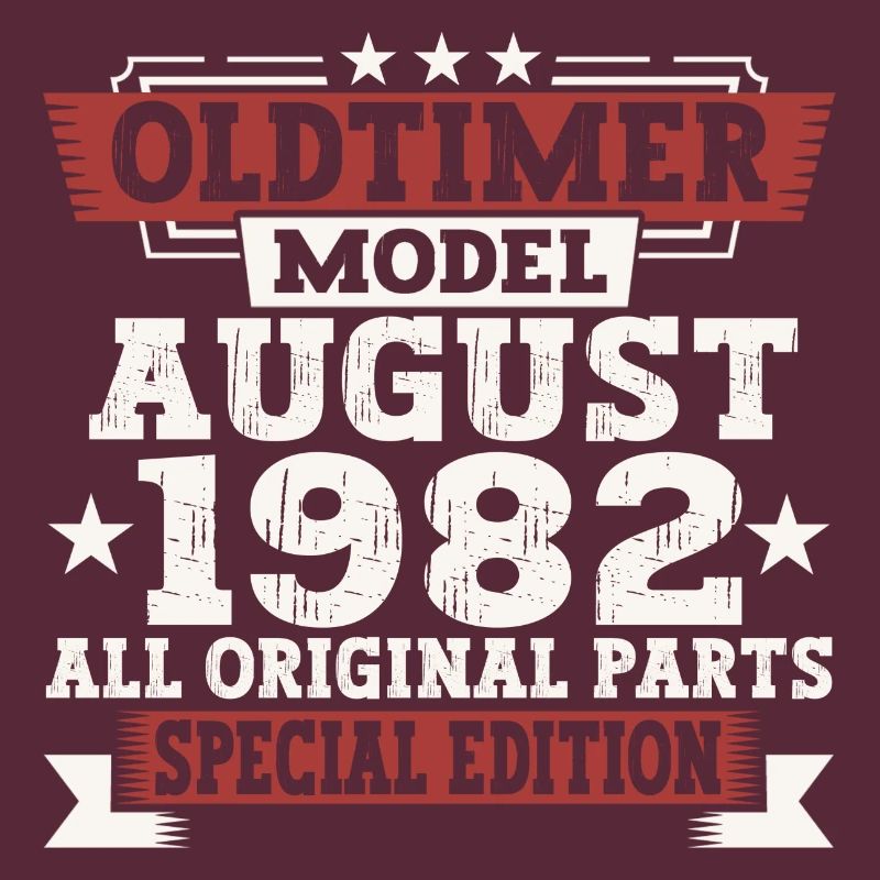 Oldtimer August 1982 40th Birthday Gift Fun