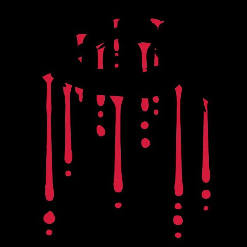 blood drop anarchy symbol
