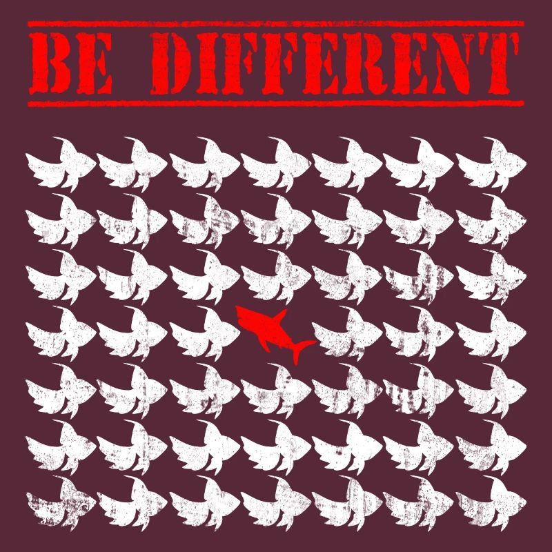 Soyez différent / Sei anders TShirt