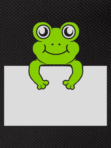 Present text Comic Frog