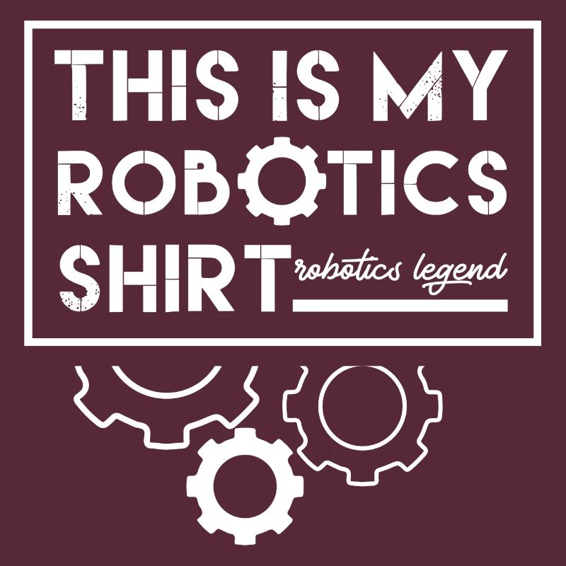 Netter Roboter Lustiger Spruch Robotic Engineer