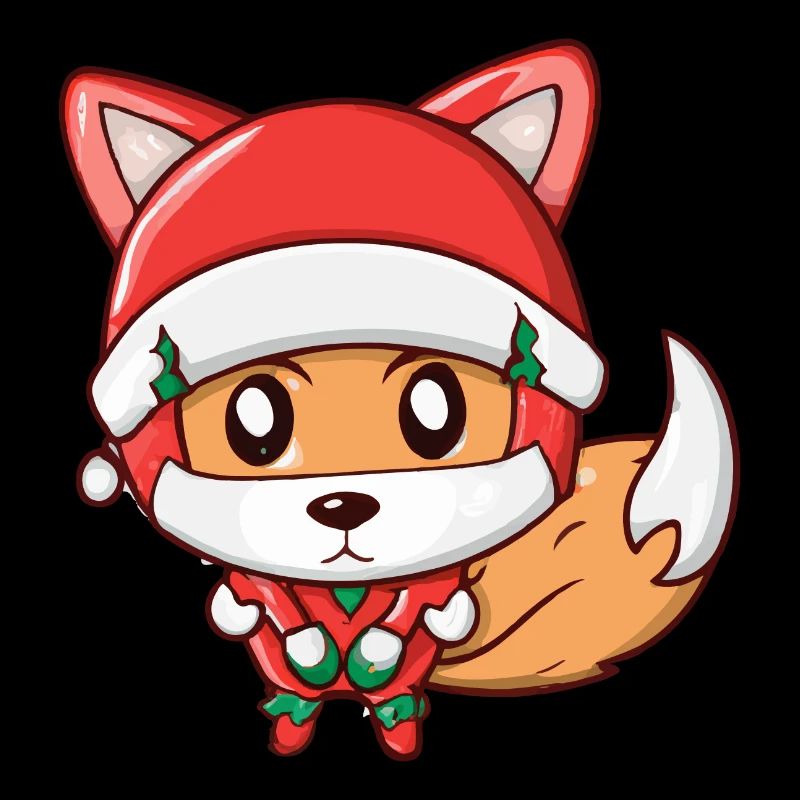 Fuchs Weihnachtsmann Weihnachten Geschenkidee