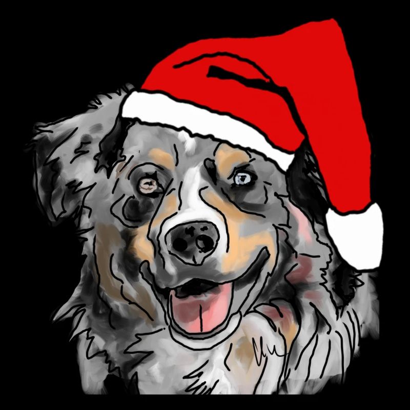 Australian Shepherd Aussie Christmas