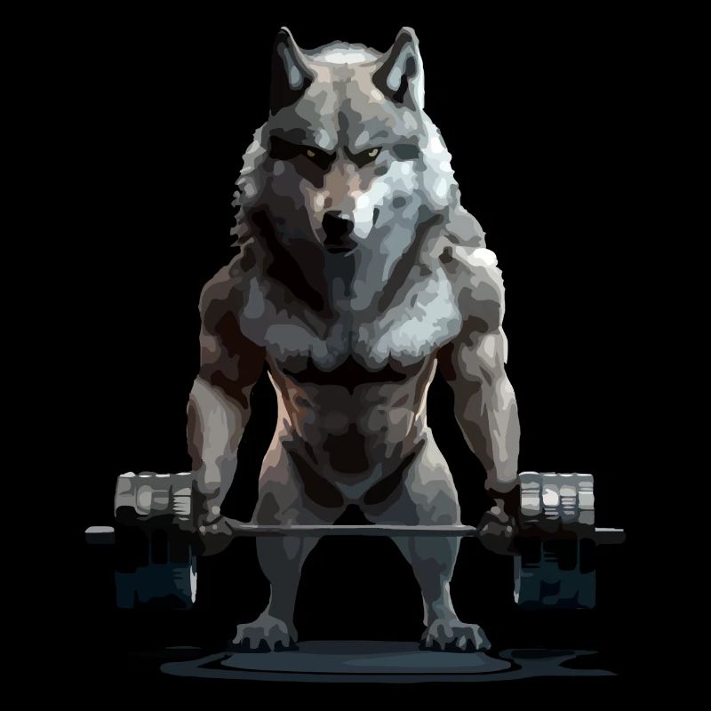 Der Wolf mit Veränderungen