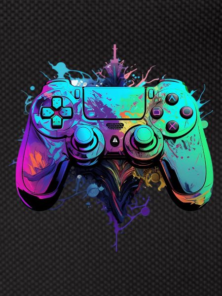 Neon Gaming Controller / Kontroller