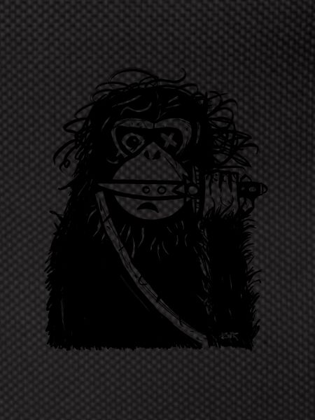 Monkey with knife