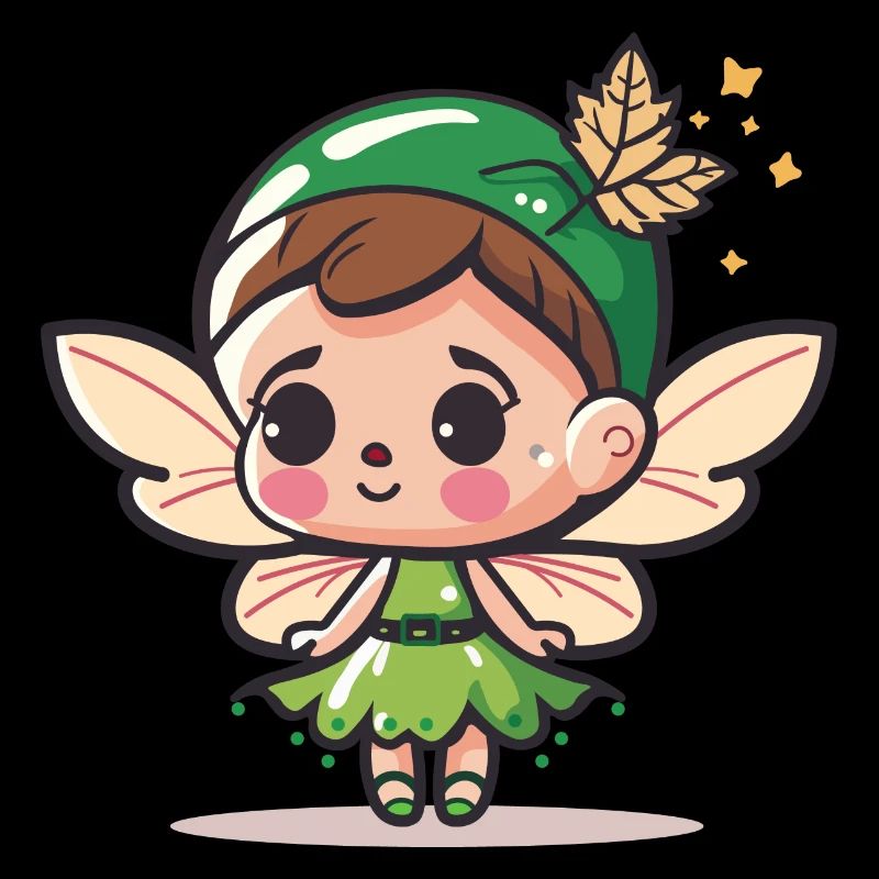 Hübsche Feenillustration