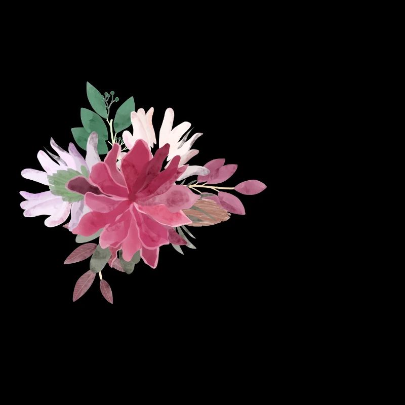 Lettre b floral