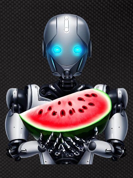 Pastèque pour le robot