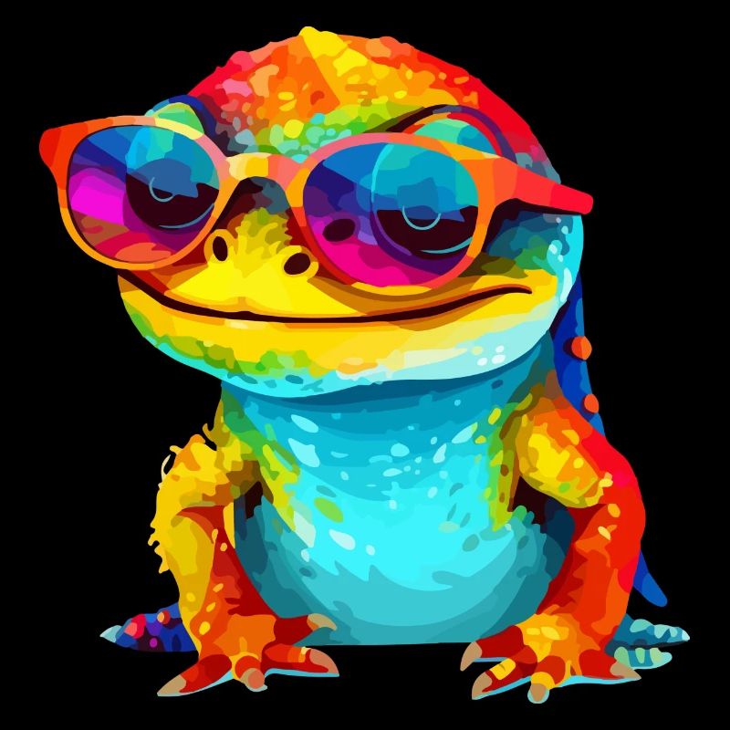 Ouk the spectacled lizard