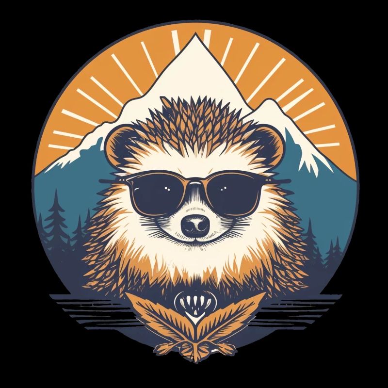 Cool hedgehog