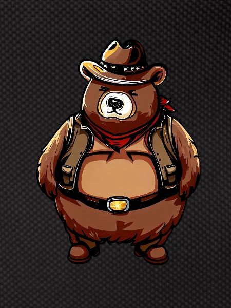 Fat Cowboy Bear