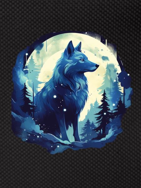 Fantasy: Wolf at Sunset