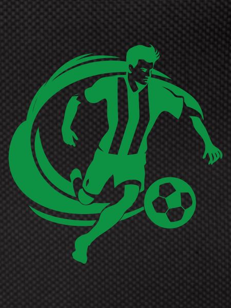 Fussball Fan grün
