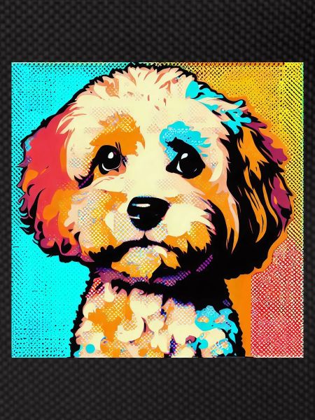 Cavapoo Pop Art