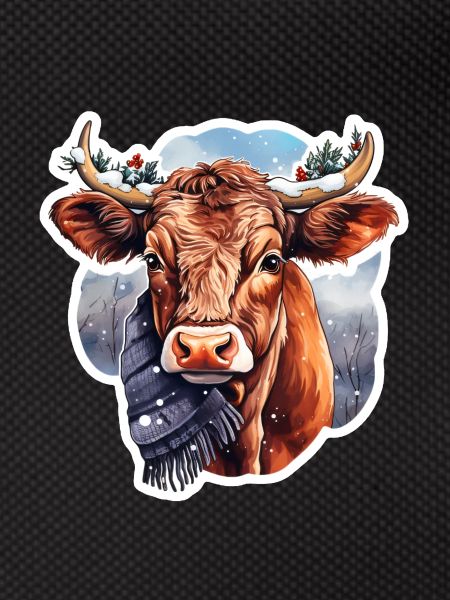 Christmas cow