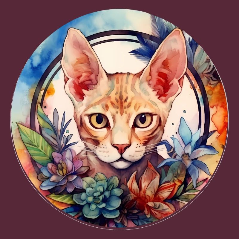 Devon Rex Katze Boho-Stil, Liebeskatzen