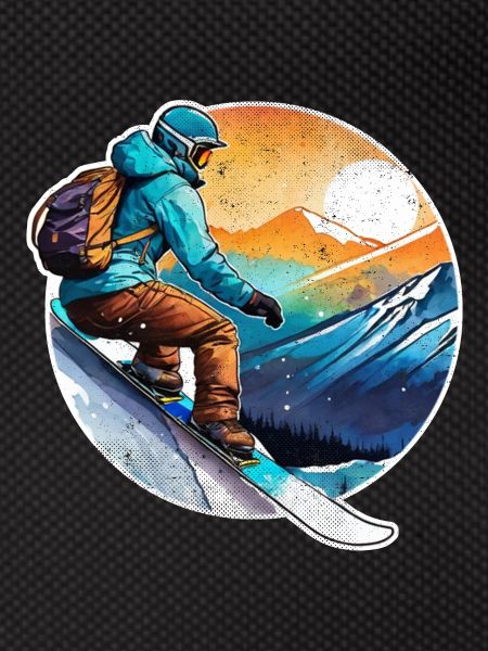 Snowboarding, snow and skiing