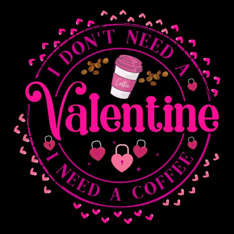 I DON T NEED VALENTINE I NEED A COFFEE
