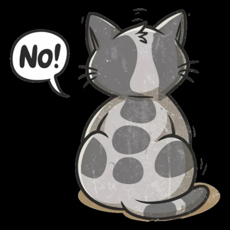 Nein! Katze