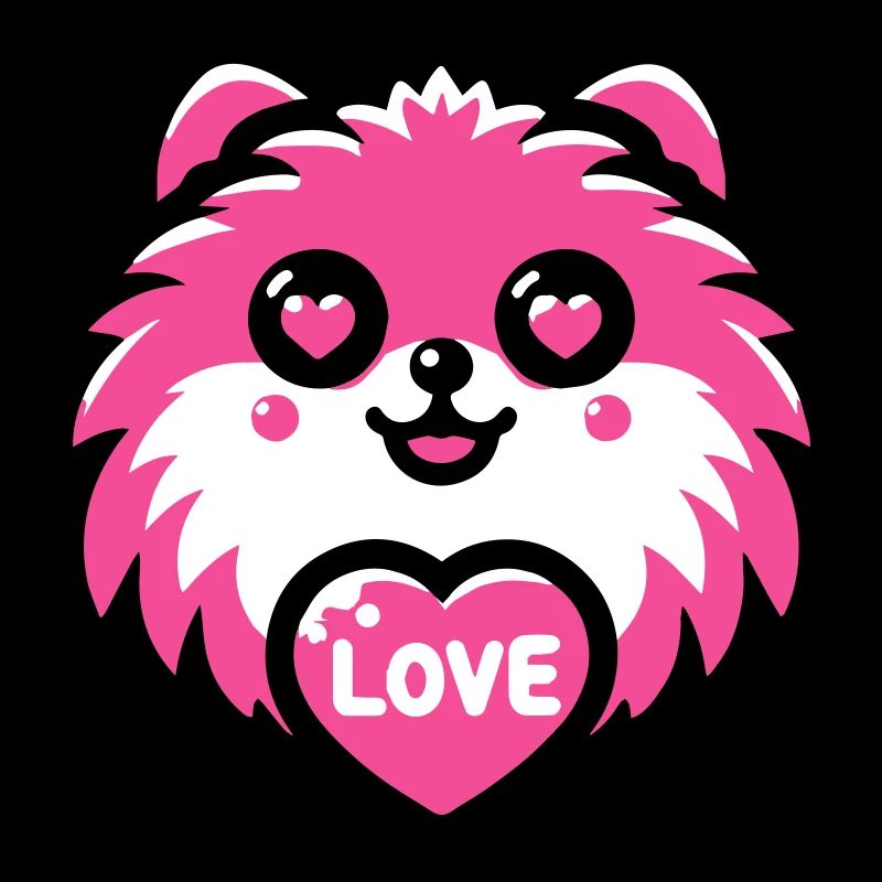 Pomeranian In Love