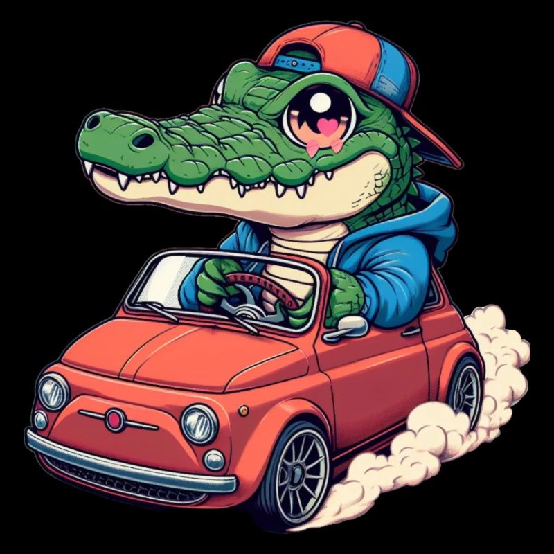 Krokodil-Auto