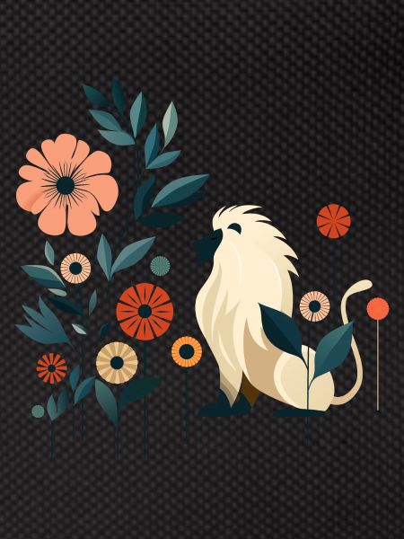 Floral Lion