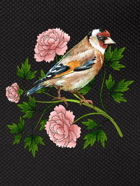Bunter Vogel