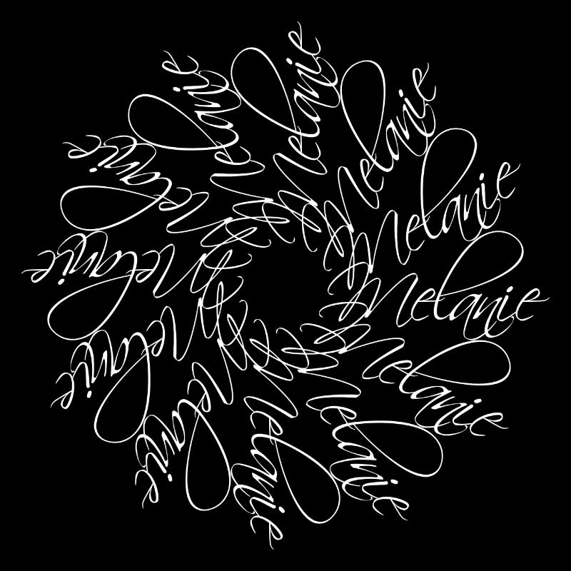 Melanie Name Mandala