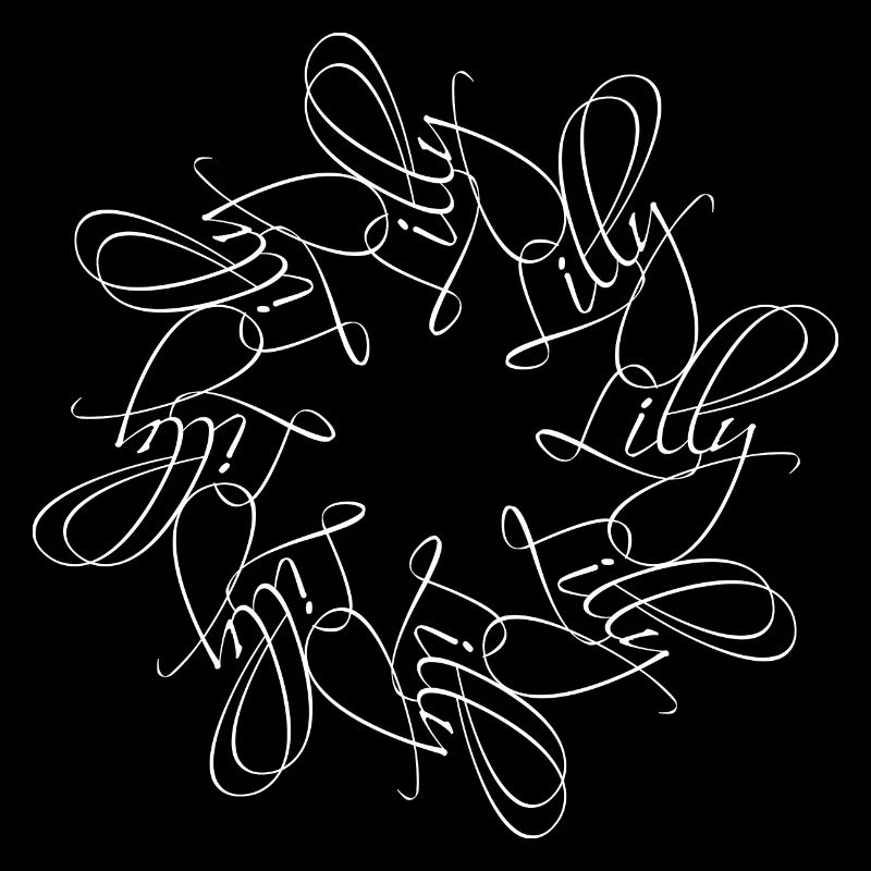 Lilly Name Namensmandala