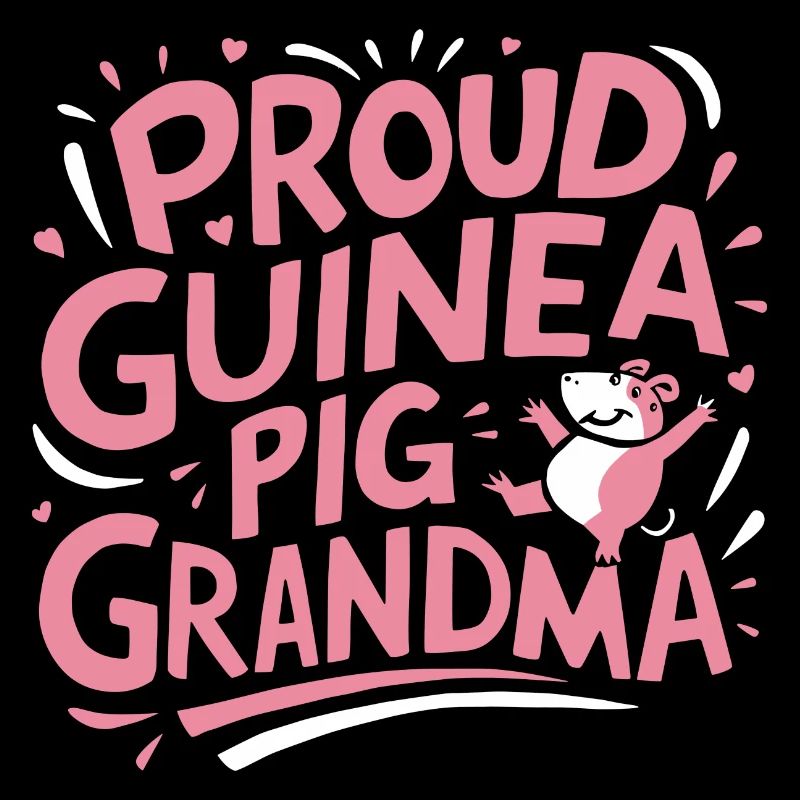 Fière grand-mère cochon d’Inde