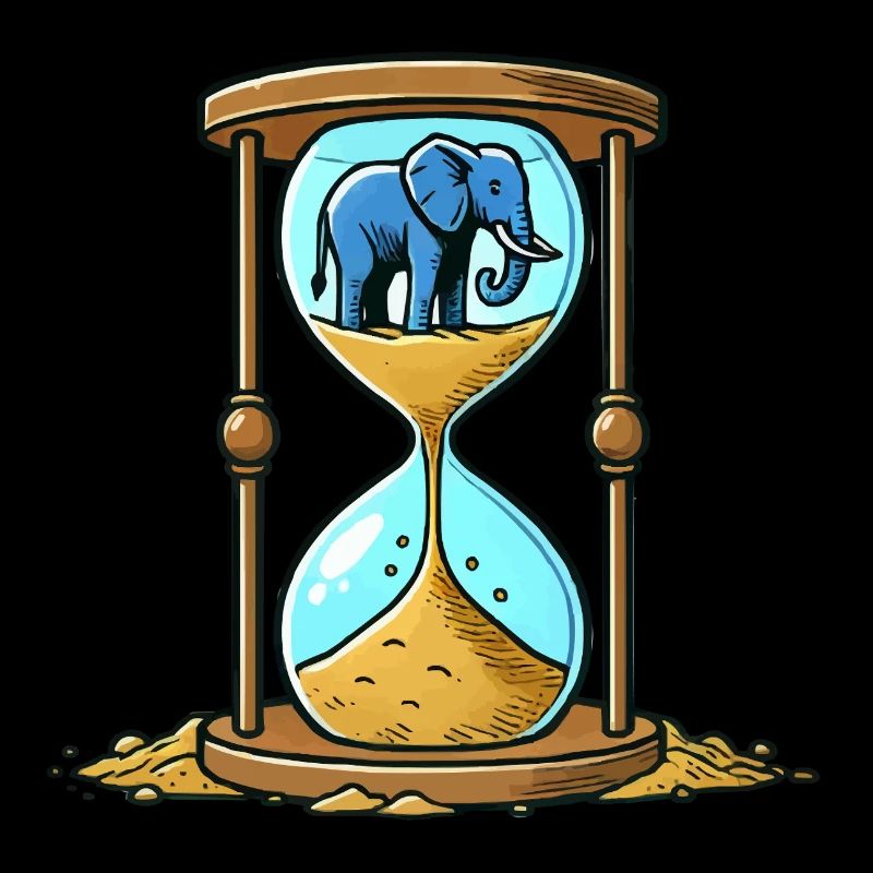 Sanduhr Elefant