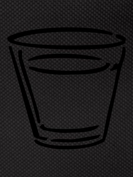 Whiskey glass 1farb