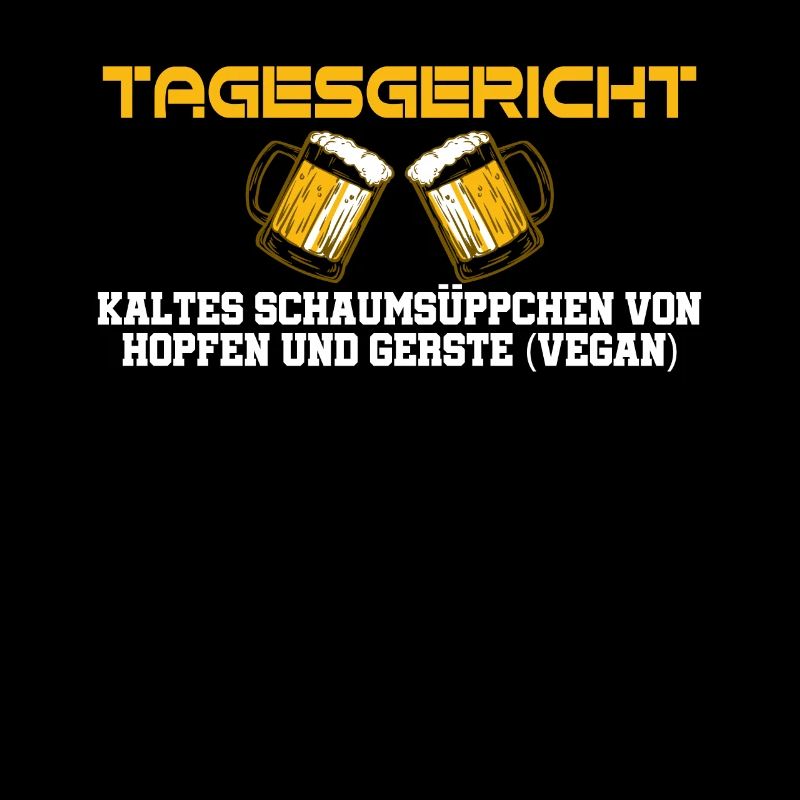 Tagesgericht Kaltes Schaumsüppchen Bier vegan