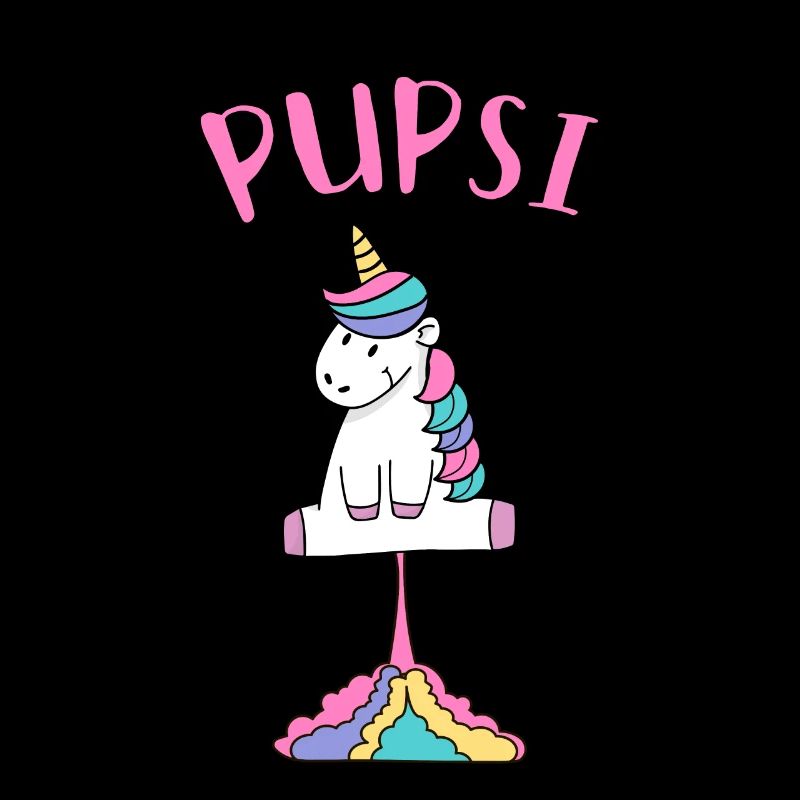 Pupsi Einhorn-Pups Einhorn Furz Regenbogen