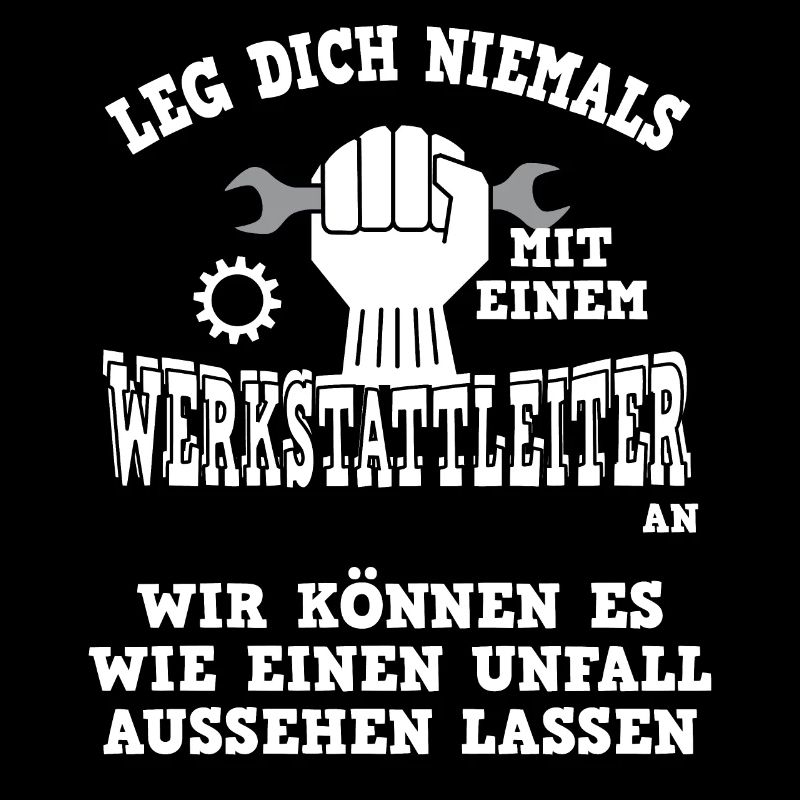 Werkstattleiter Unfall Witz Mechaniker