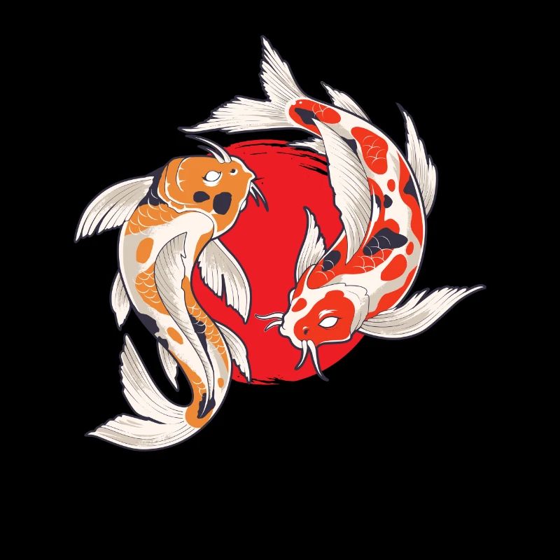 Japanese Fish Koi Fish Farmer
