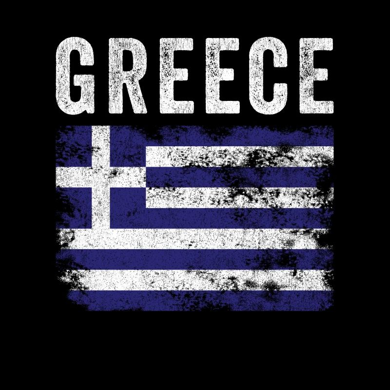Grèce Drapeau en détresse - Drapeau grec