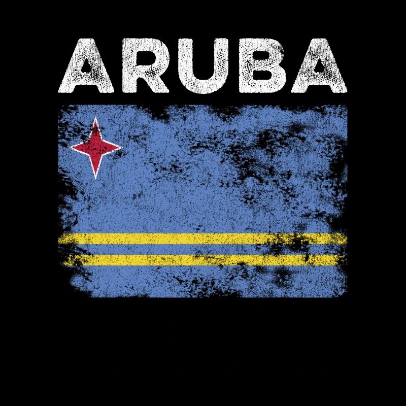 Aruba Flag Distressed - Aruban Flag