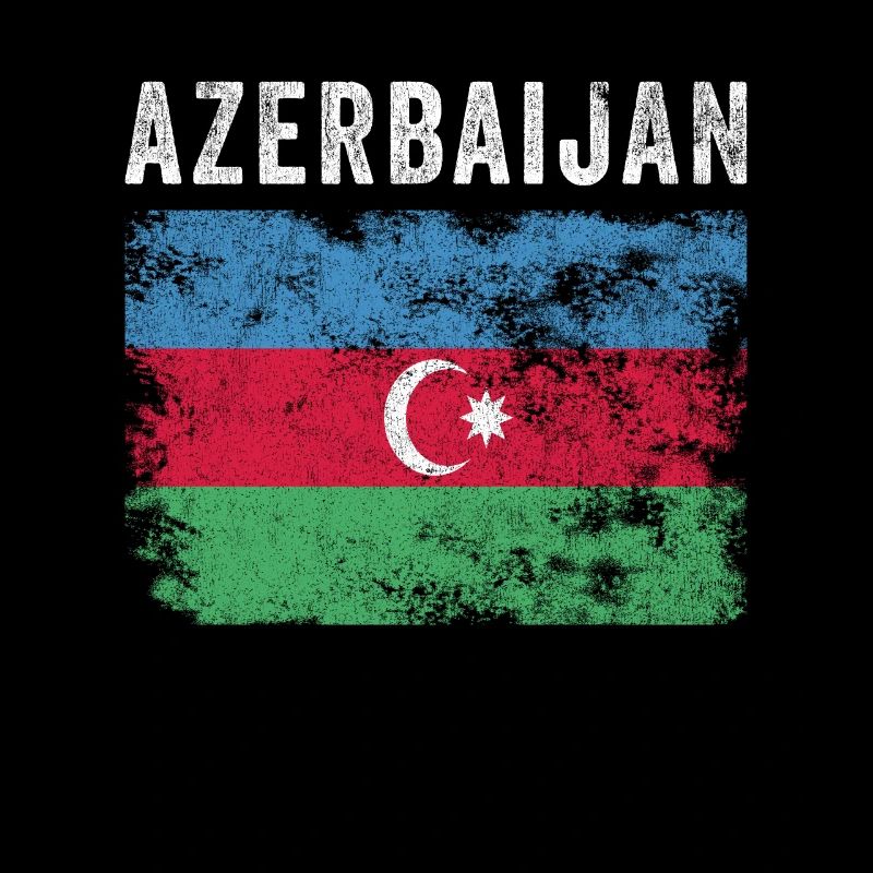 Drapeau azerbaïdjanais en détresse - Drapeau azéri