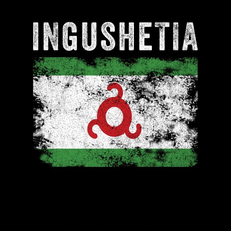 Ingushetia Flag Distressed - Ingush Flag