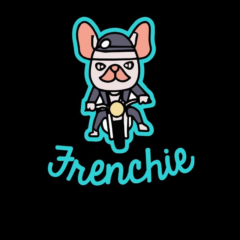 Frenchie Biker Motorcycle Dog Gift Frenchie