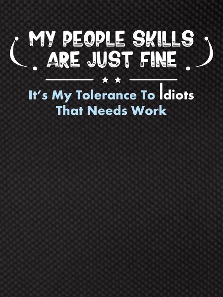 Sarcastic saying