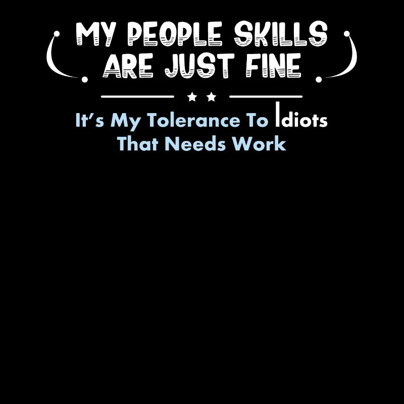 Sarcastic saying
