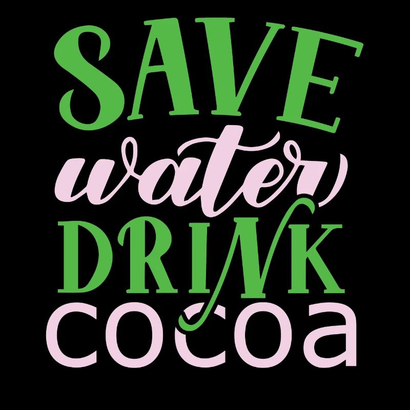 Ich bin heißer Schokoladentrinker Choco Drink