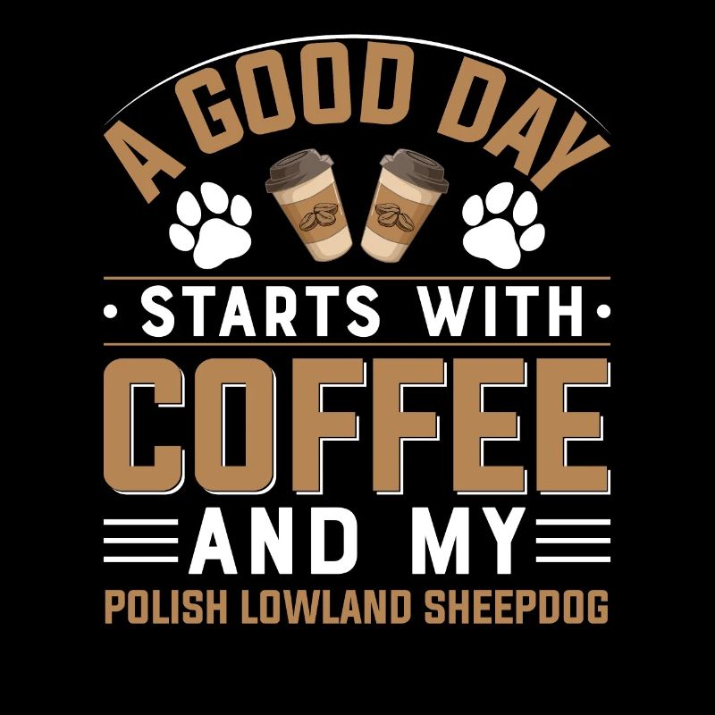 Kaffee Polnischer Tiefland Schäferhund Koffein