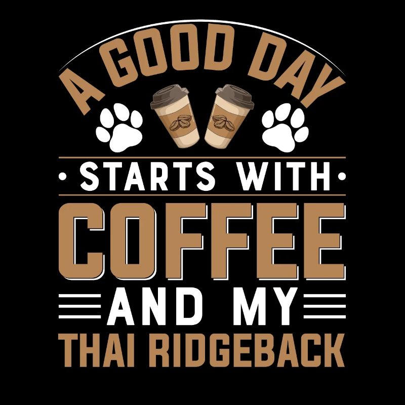 Thai Ridgeback Coffee Drinking Caffeine Dogs