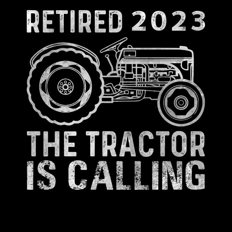 Bauer Traktor Landwirtschaft Rentner 2023